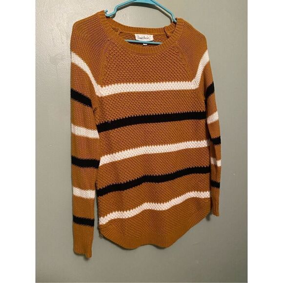 Cloud Chaser Cable Knit Crew Neck Sweater Size Large - Picture 2 of 5